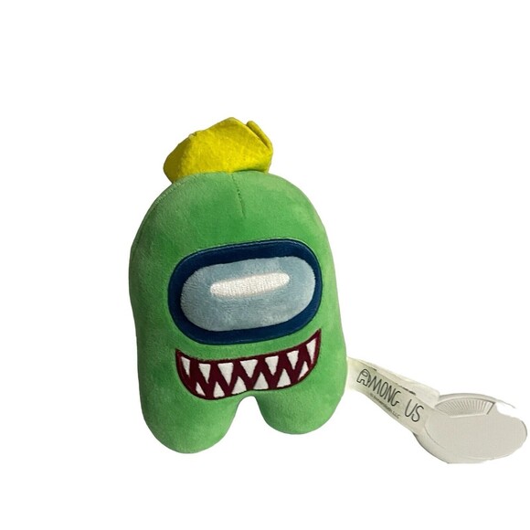 Just Toys Tokido Among Us Green Plush 6” Stuffed Toy RARE - Picture 1 of 16